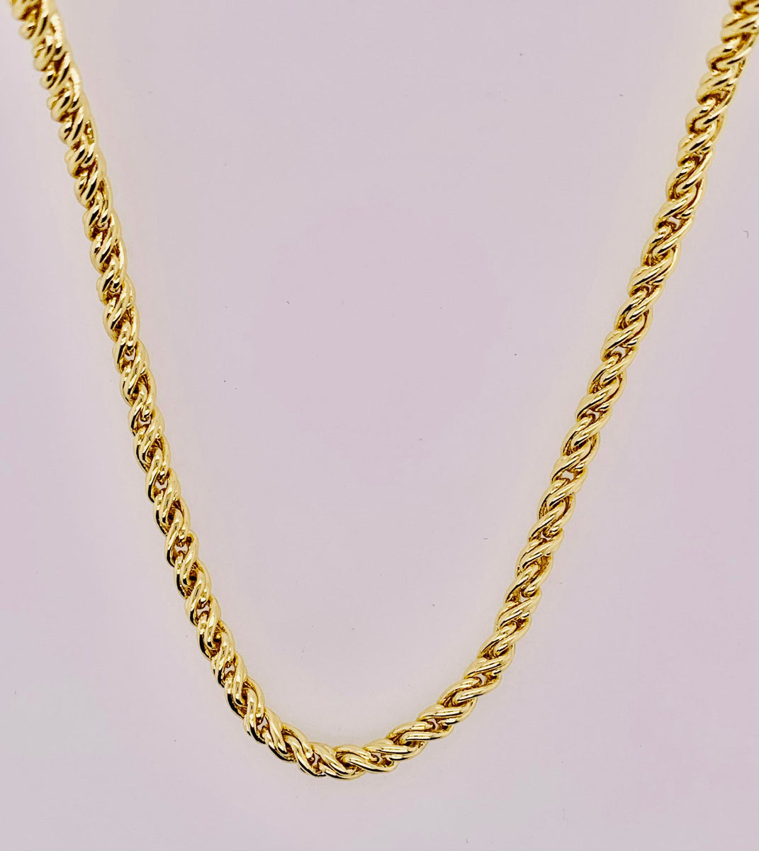 Rope Chain Tennis Necklace John Cauley Jeweler