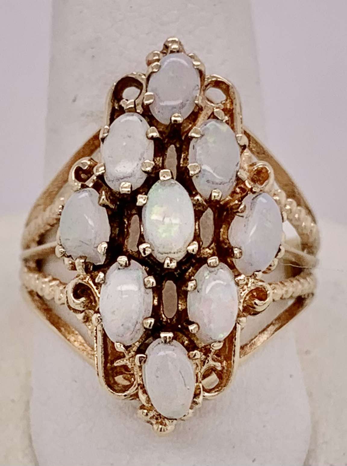 Estate opal rings clearance