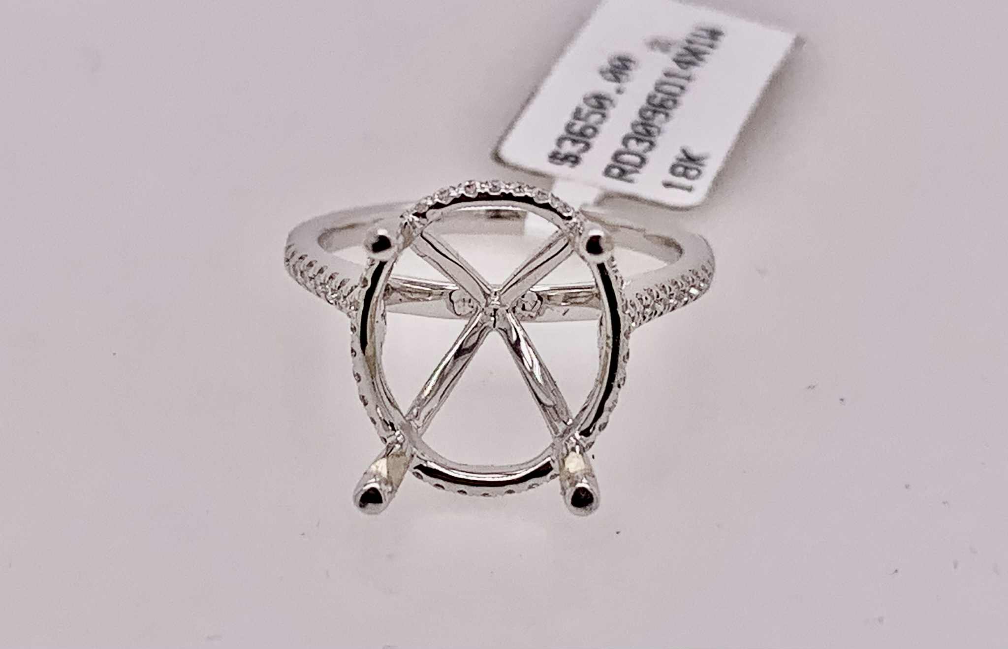 18K Diamond Semi-Mount