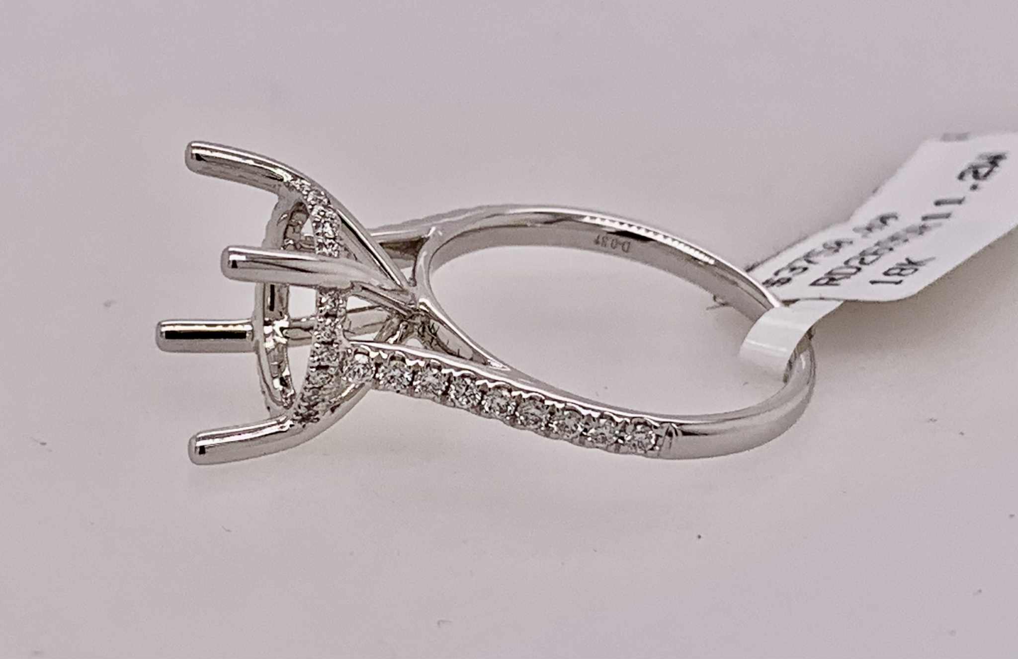 18K Diamond Semi-Mount