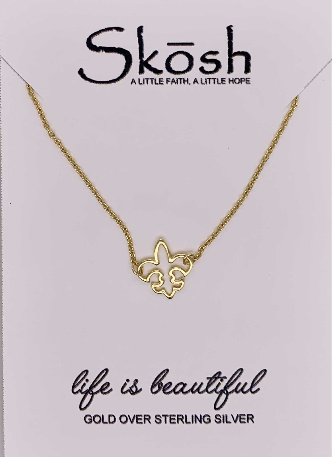 Skosh Fleur-de-Lis Necklace