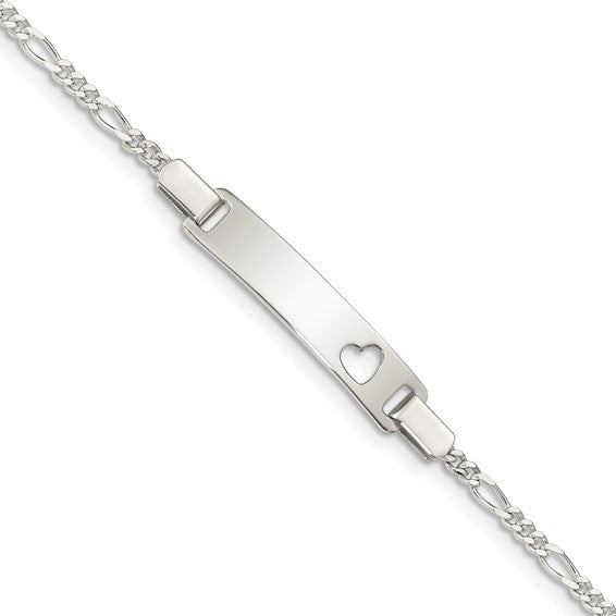 Sterling Silver Baby ID Bracelet