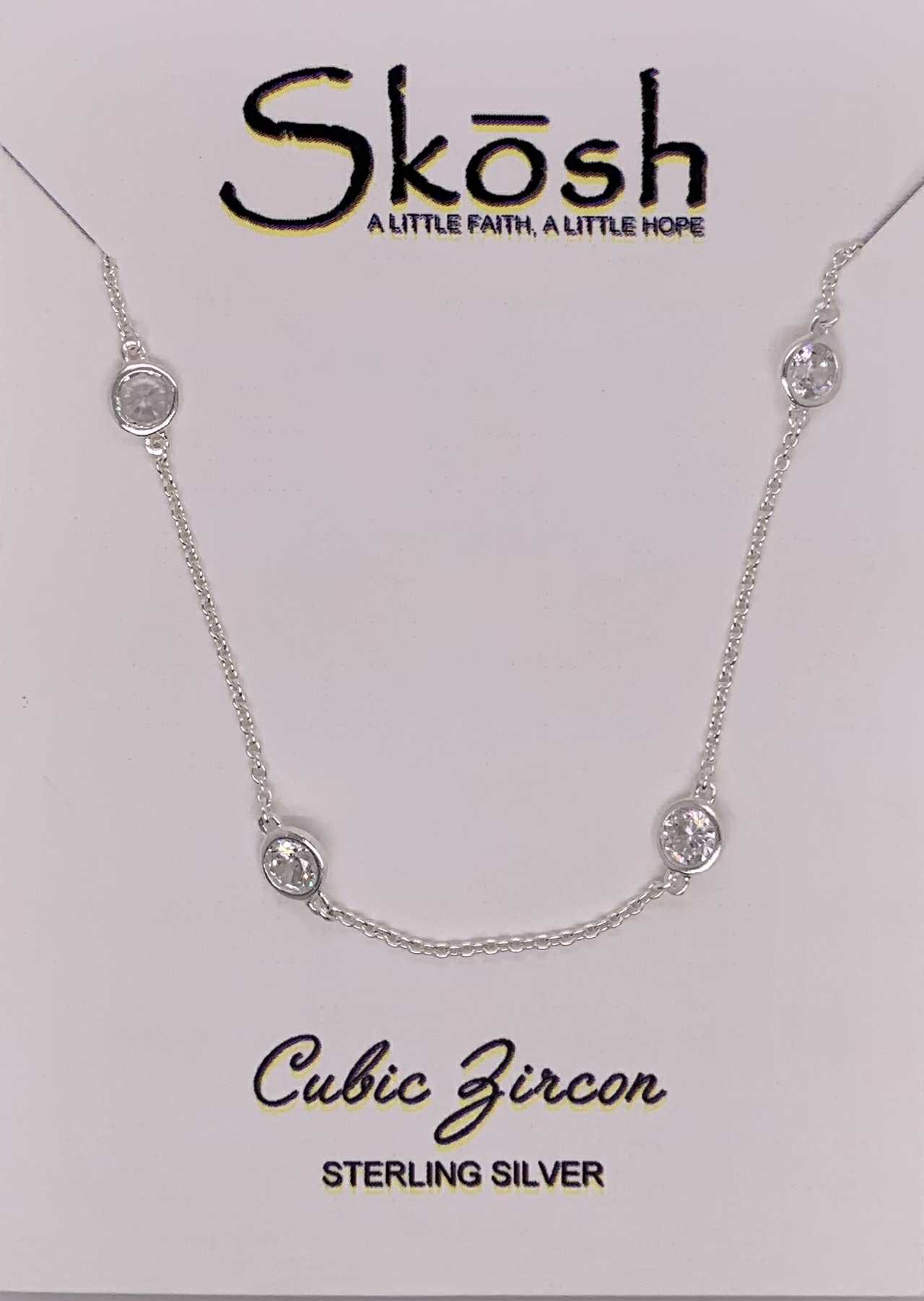 Skosh By the Inch CZ Necklace