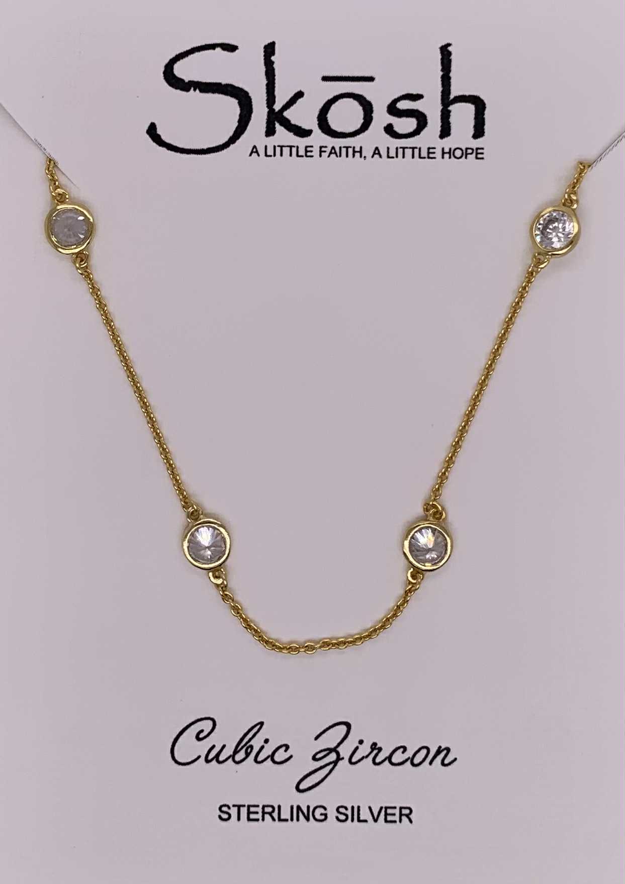 Skosh By the Inch CZ Necklace