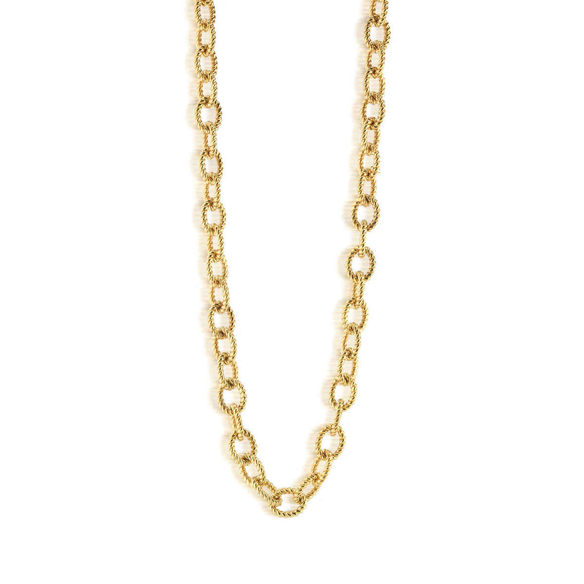 Capucine de Wulf Victoria Gold Chain Necklace Small 32"