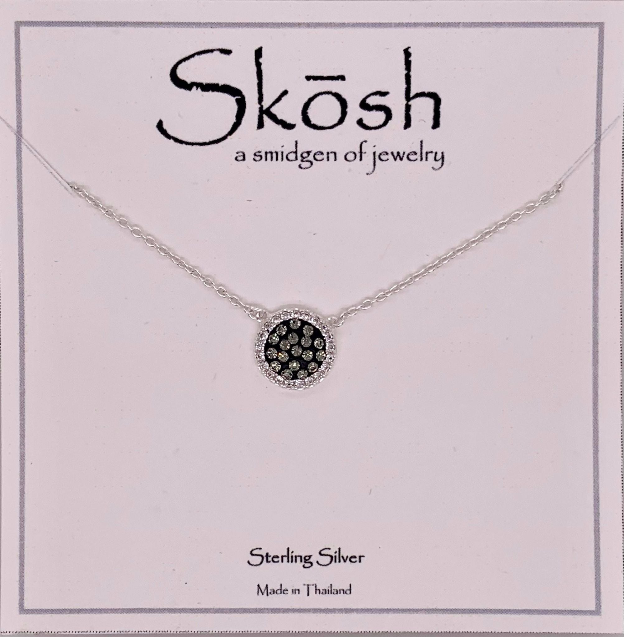 Skosh CZ Halo Necklace