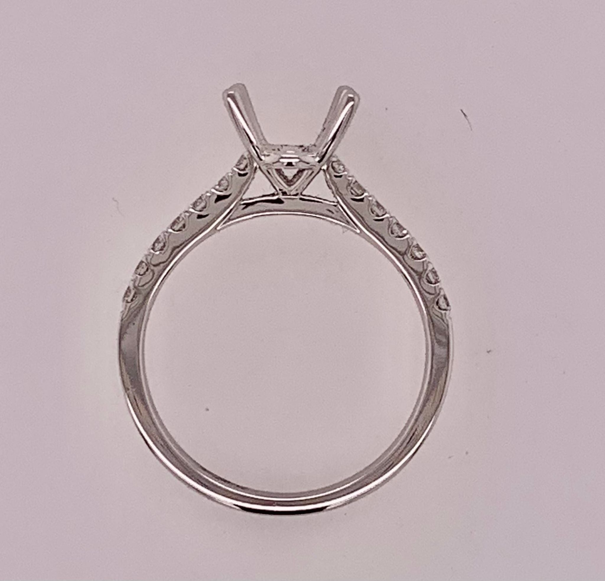 18K Diamond Semi-mount