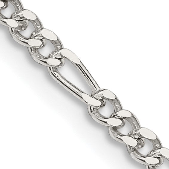 Sterling Silver Figaro Chain
