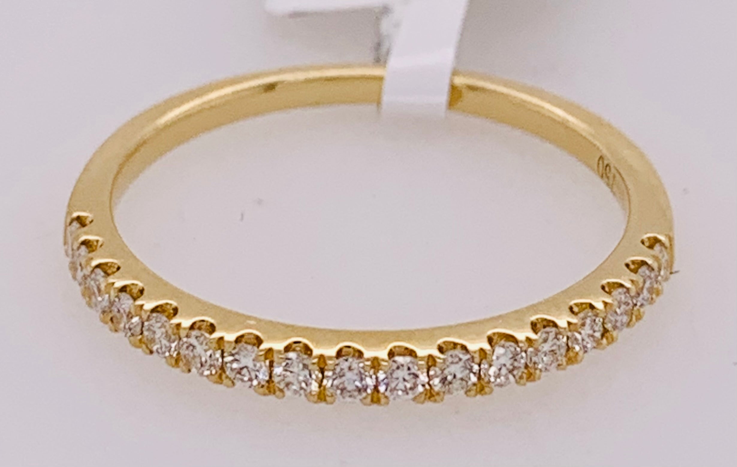 18K Gold Diamond Band