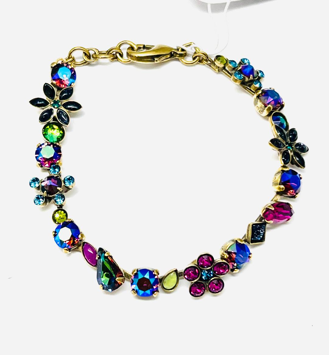 Classic Floral Crystal Bracelet Tennis Bracelet – John 