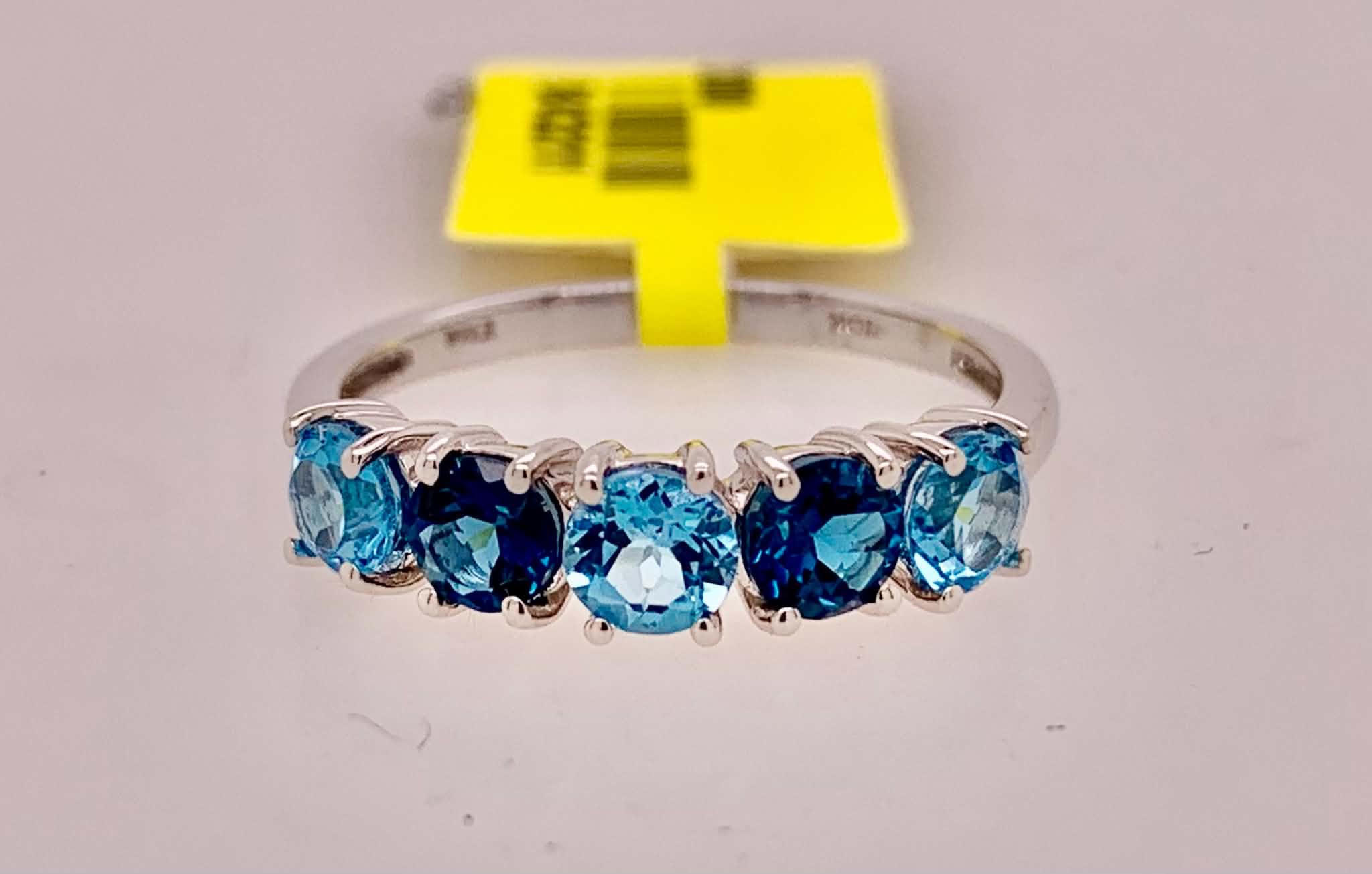 10K Blue Topaz Ring