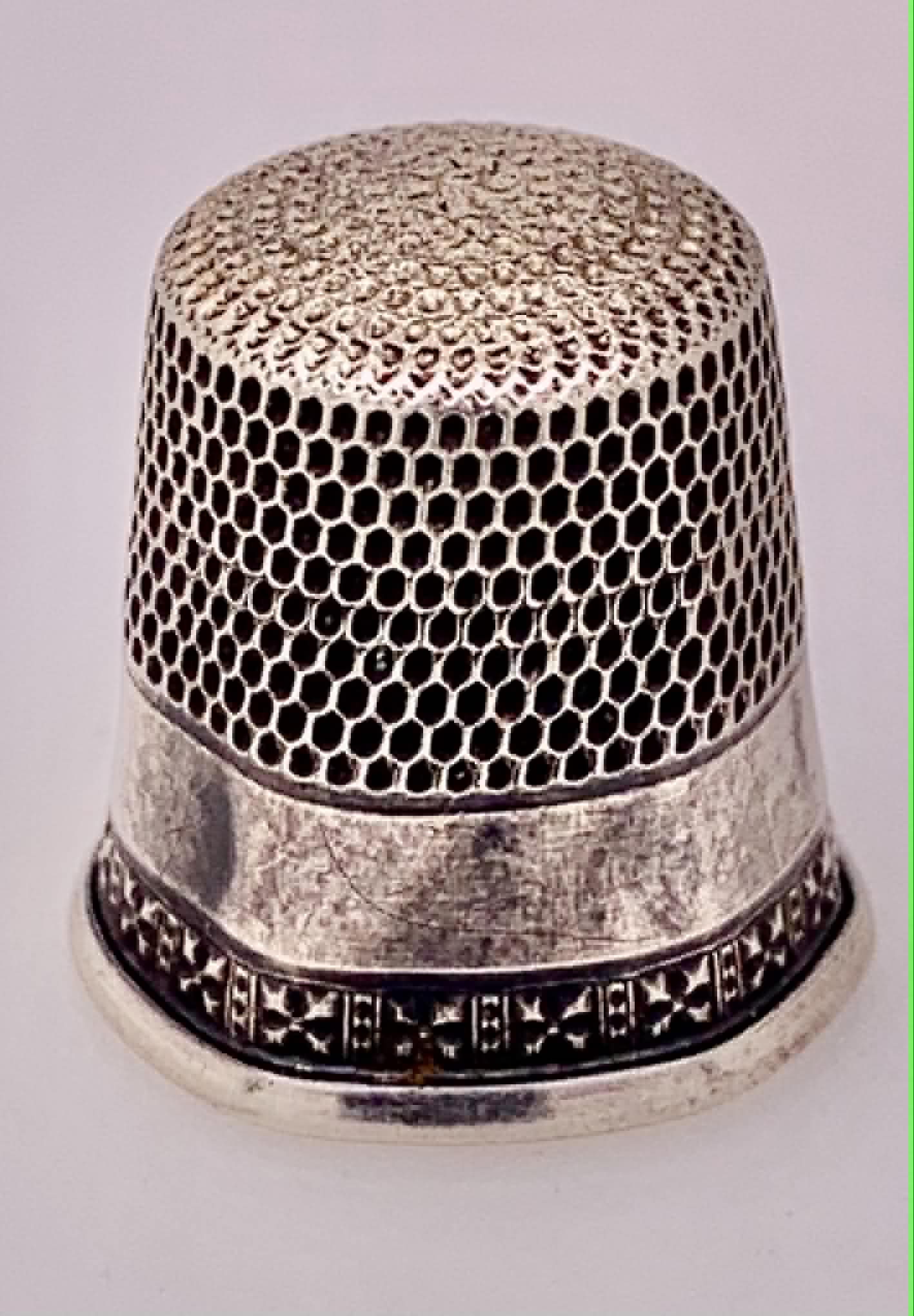 Estate Sterling Silver Thimble