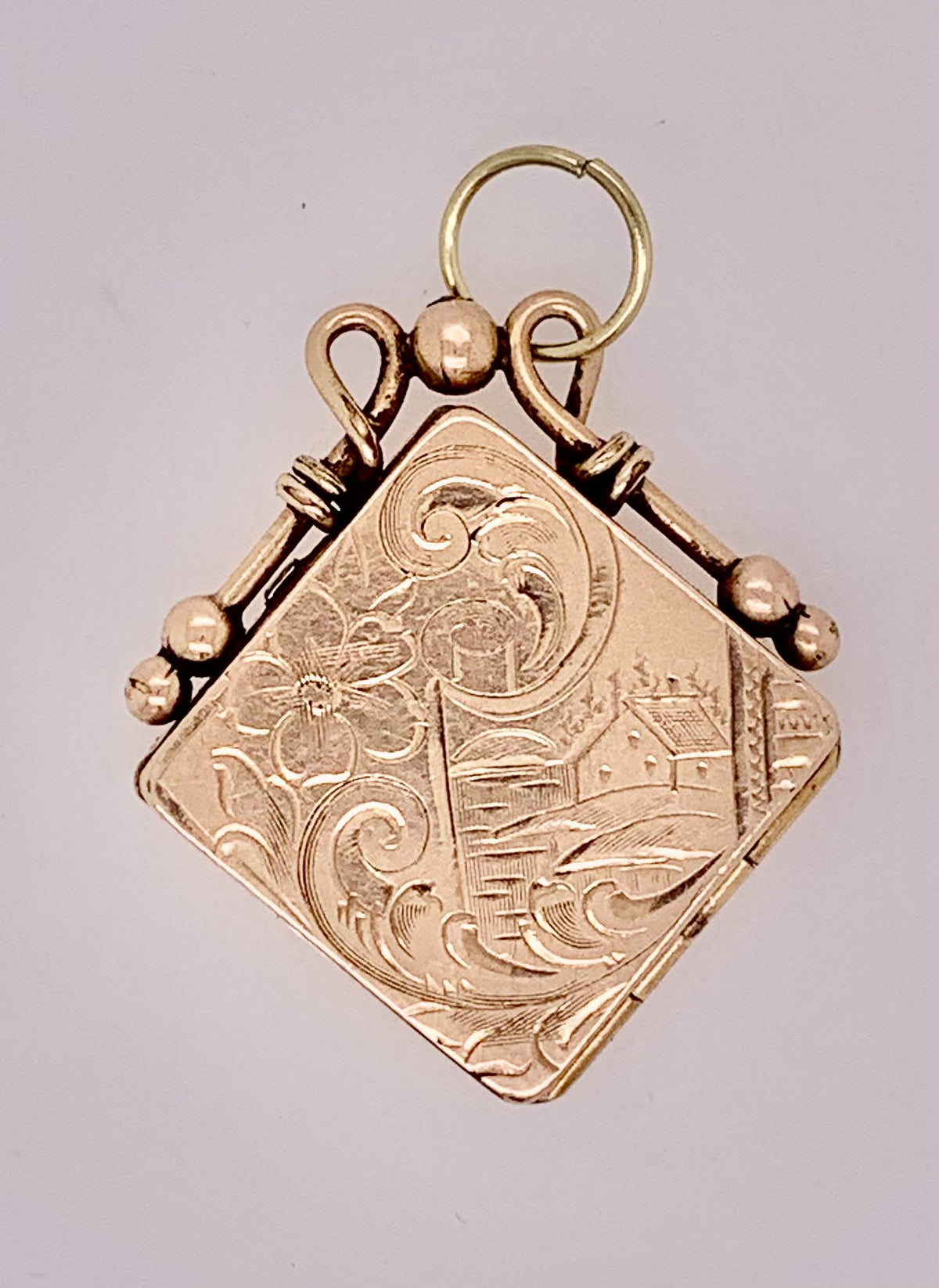 Estate Pocket Watch Fob Pendant