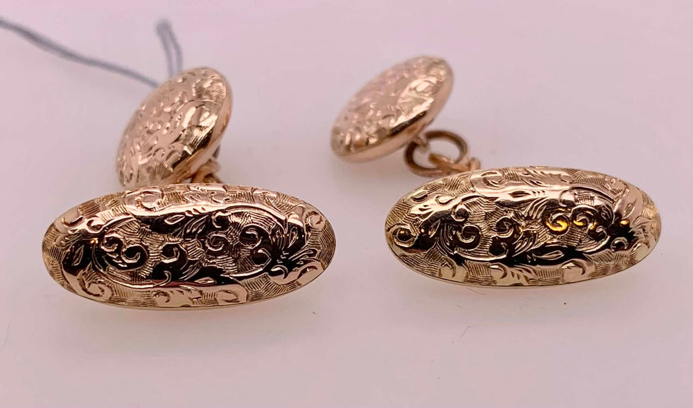 Estate 10K Gold Cufflinks