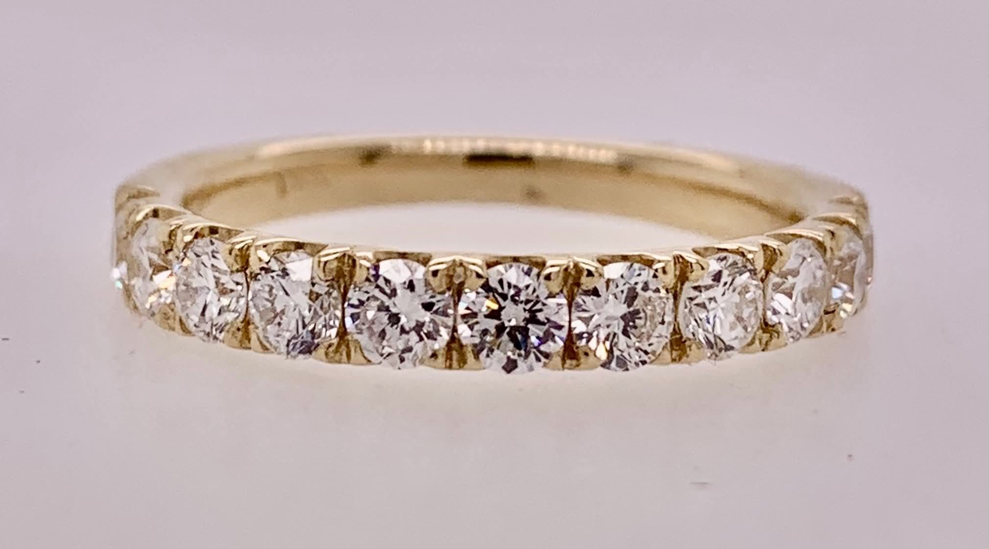 14K LAB Diamond Band