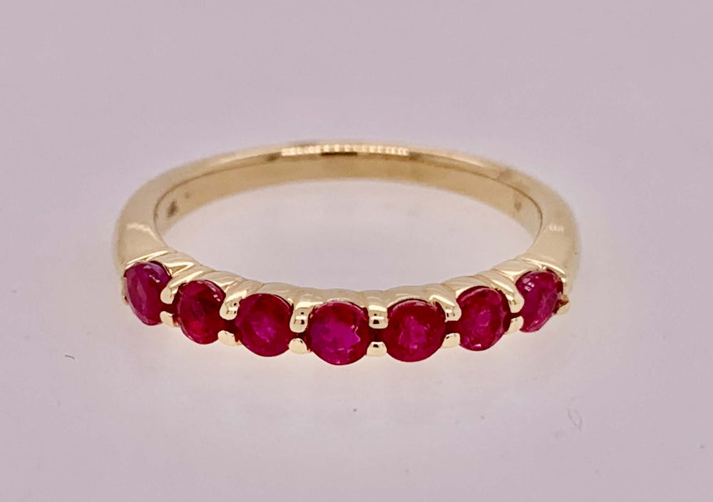 14K Ruby Band