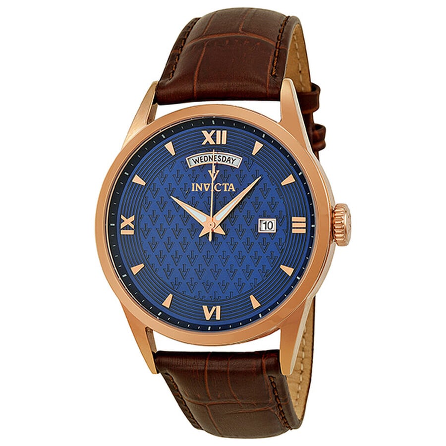 Invicta Leather Men's Watch