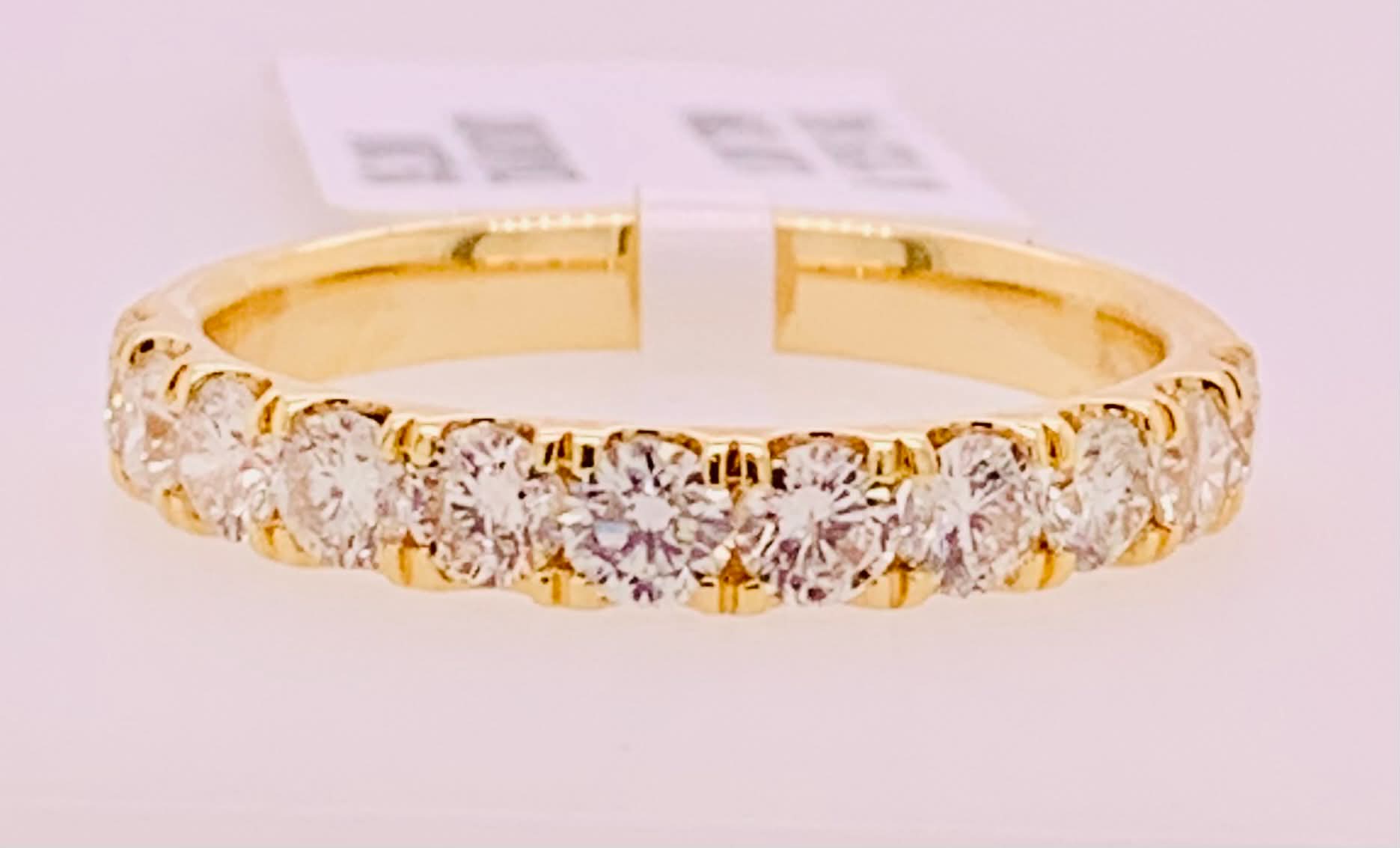 14K Diamond Anniversary Band