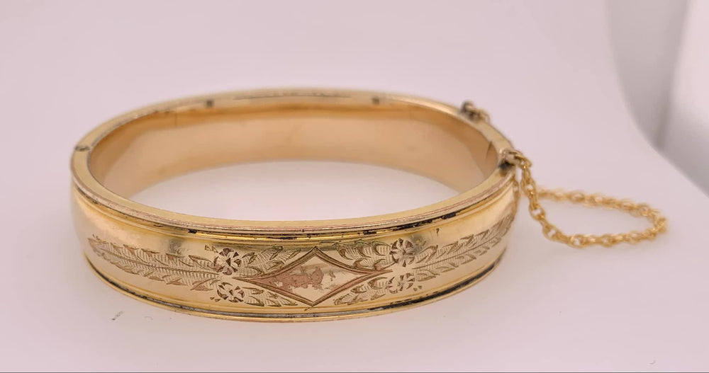 Vintage Estate Gold Filled Bangle