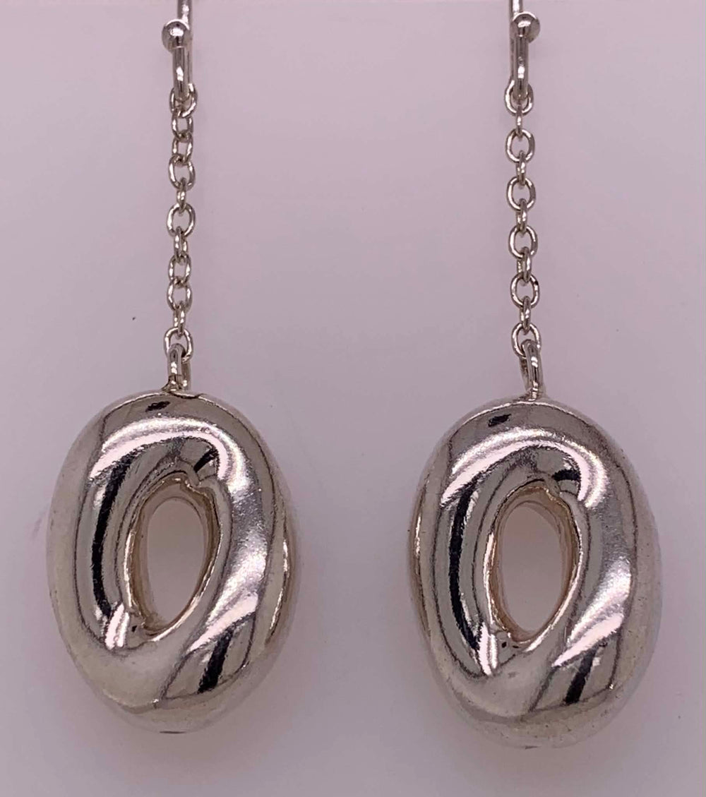 Sterling Silver L'una Dangle Earrings