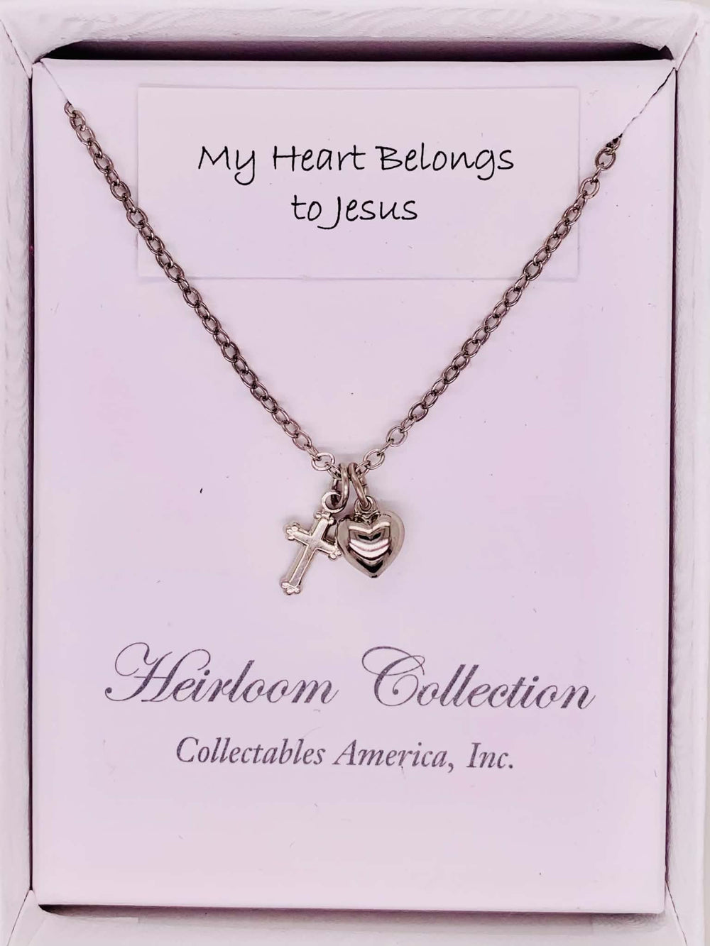 Heart and Cross Necklace