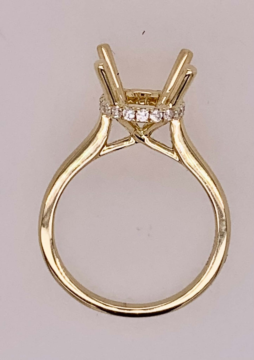 14K Diamond Semi-Mount