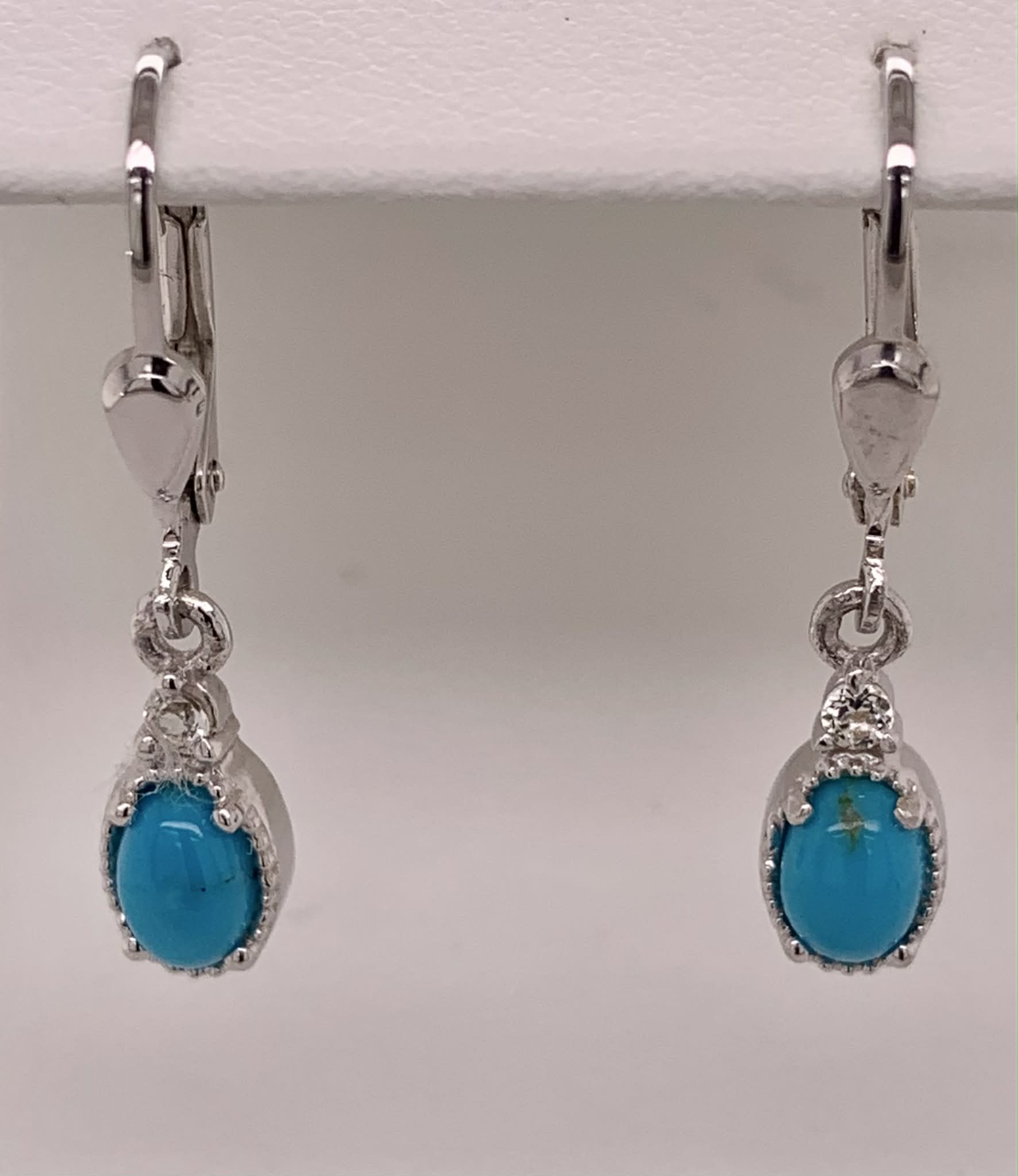 Sterling Turquoise Earrings