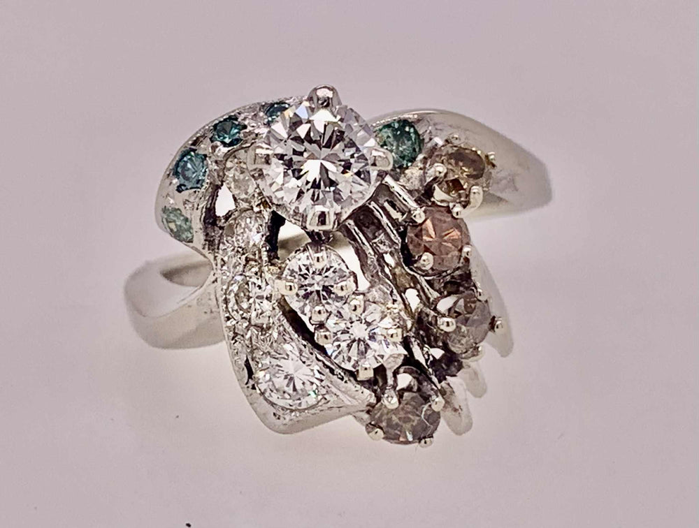 14K Estate Diamond Ring