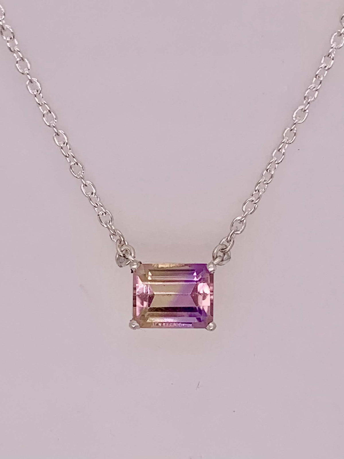 Sterling Silver Ametrine Necklace