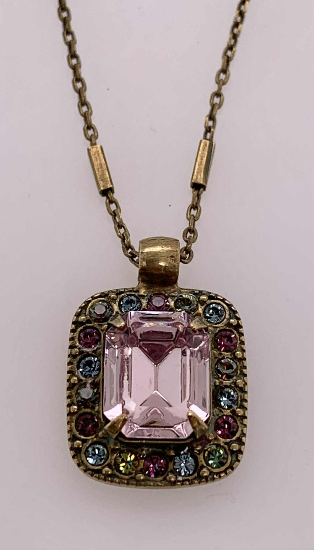 Sorrelli Emerald Cut Crystal Necklace