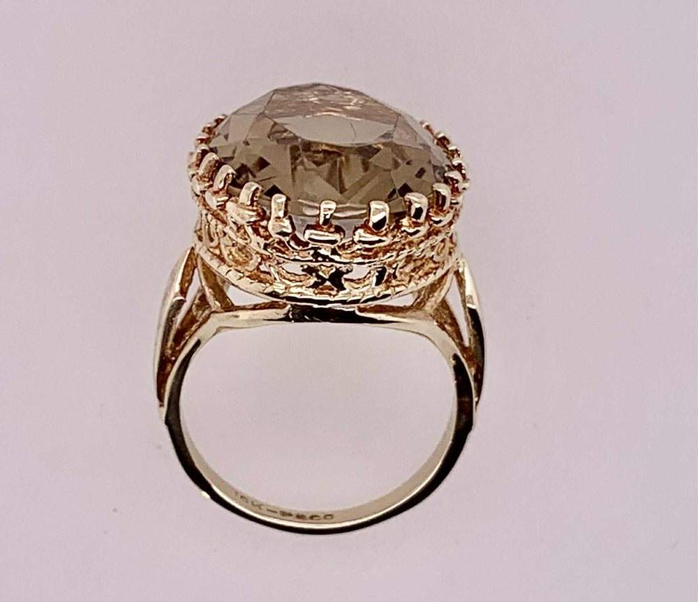 Estate Smokey Quartz Ring
