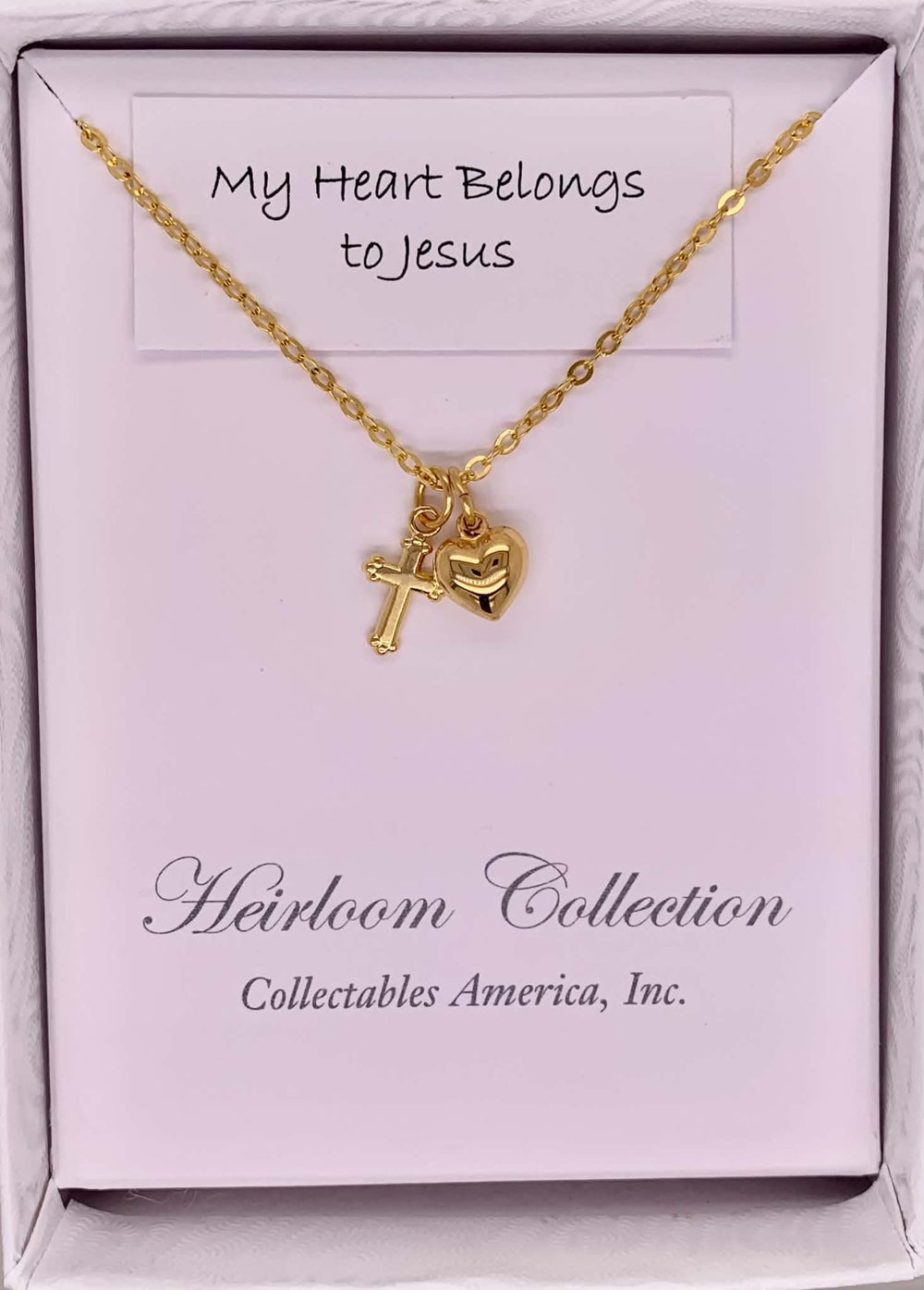 Heart and Cross Necklace