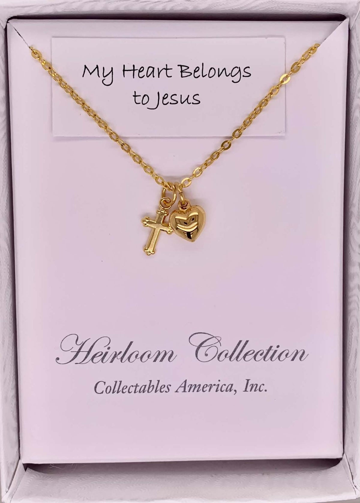 Heart and Cross Necklace