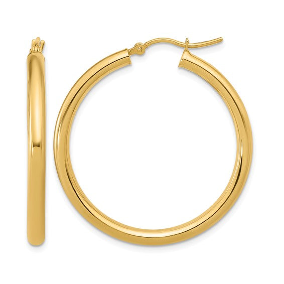 14K Hoop Earrings