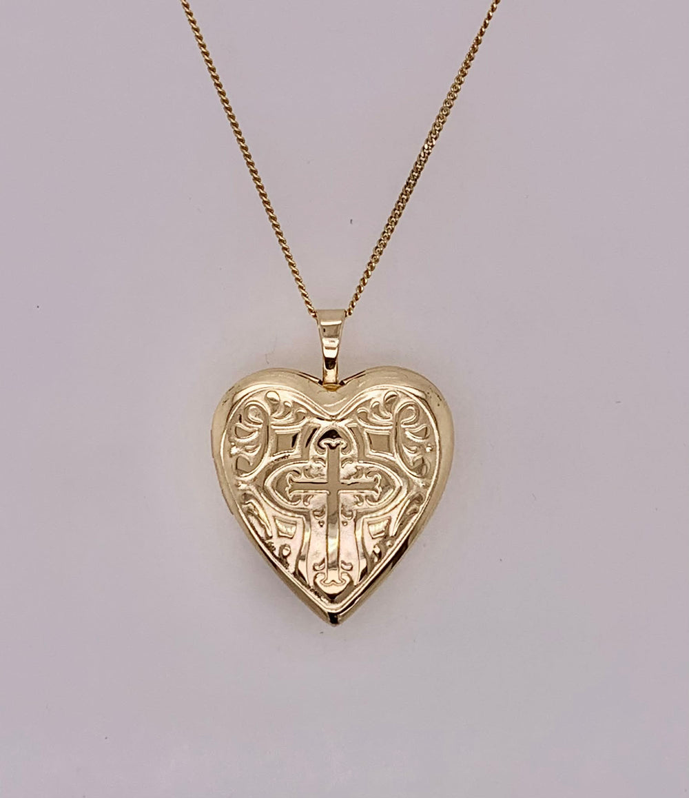 14K Heart Locket