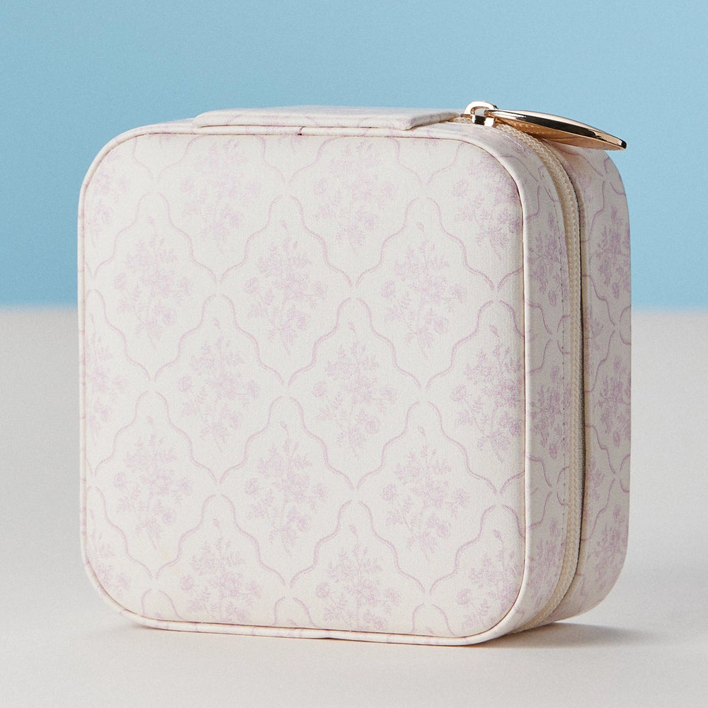 Floral Jewelry Travel Case