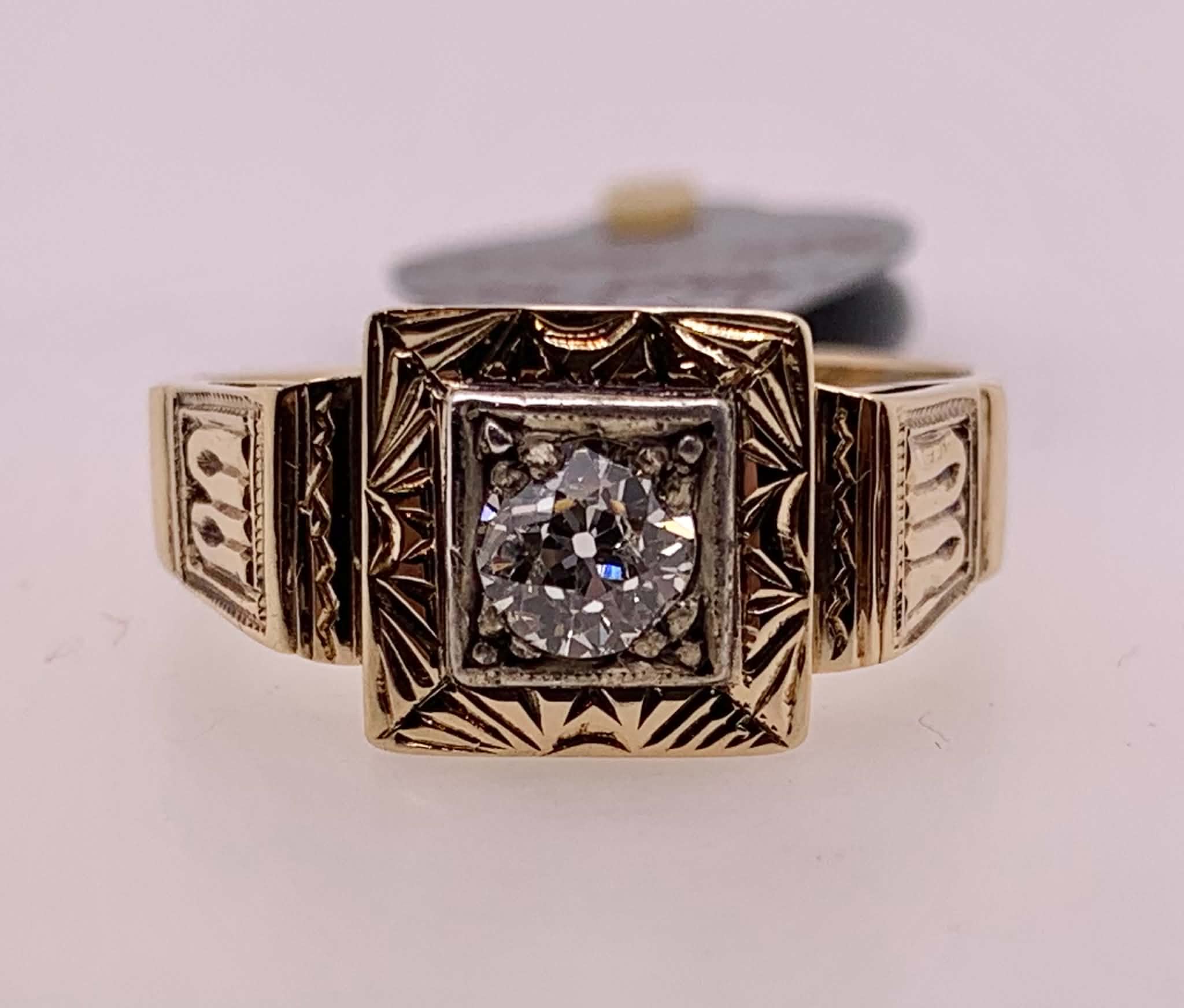 Estate 14K Diamond Ring