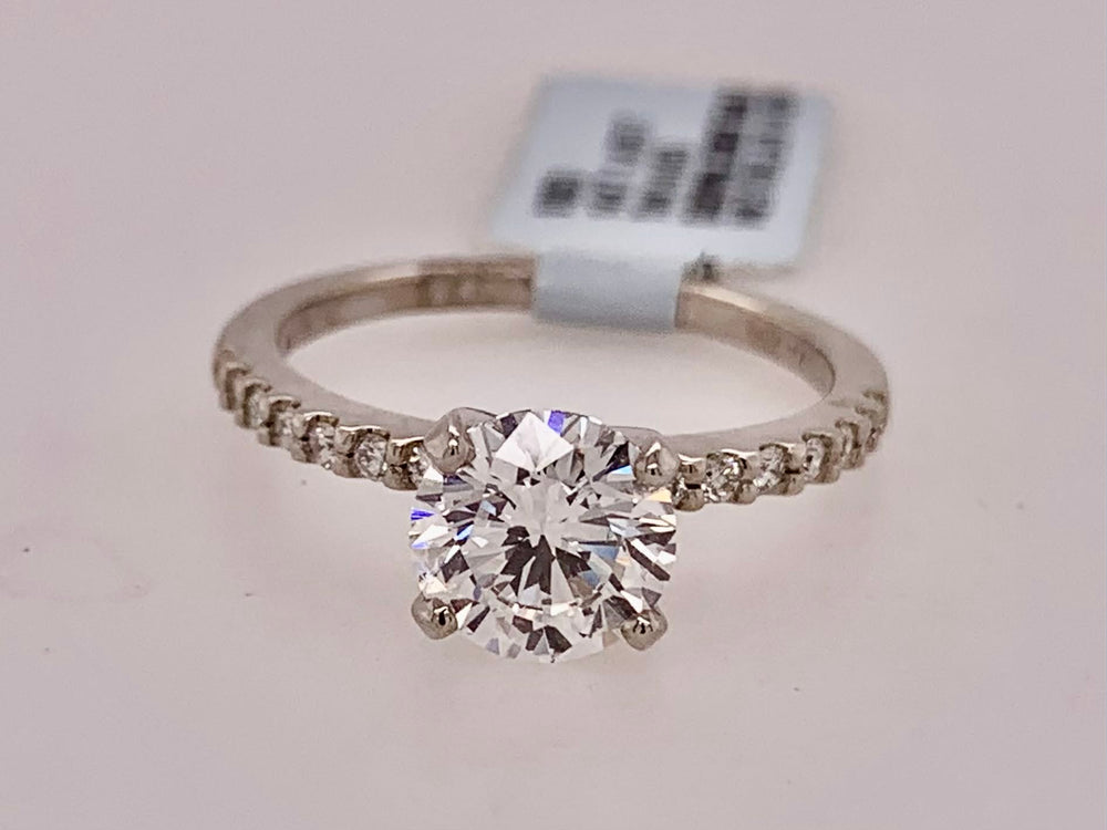 14K LAB Diamond Engagement Ring
