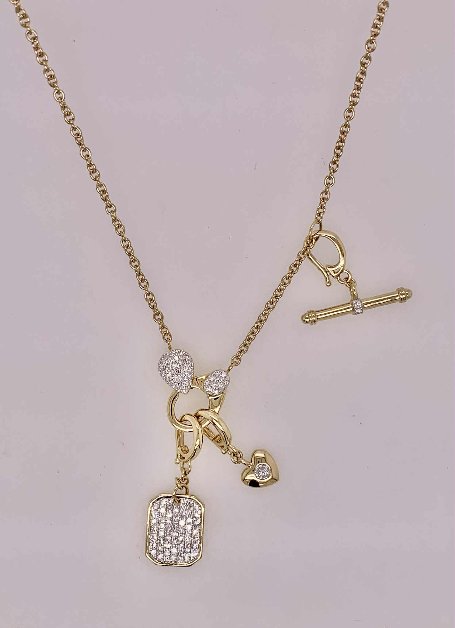 14K Diamond Pendant