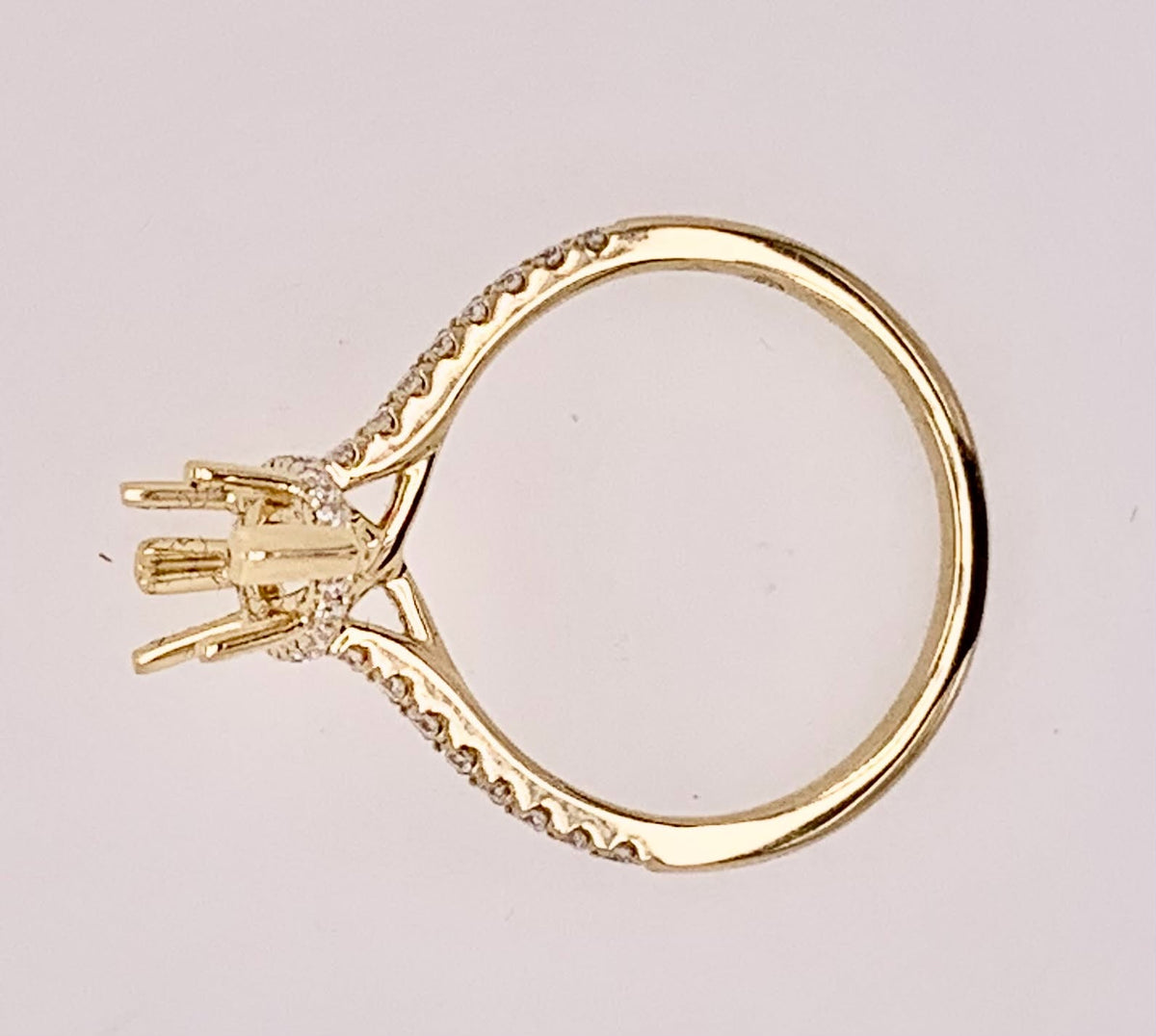 18K Diamond Semi-Mount