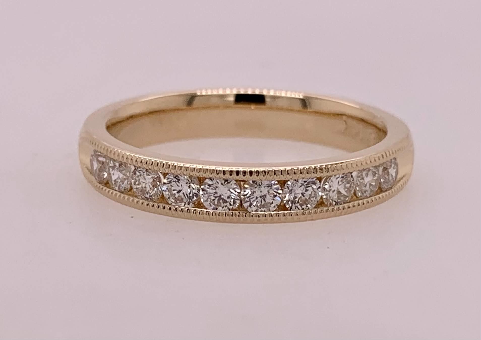 14K Diamond Band Ring