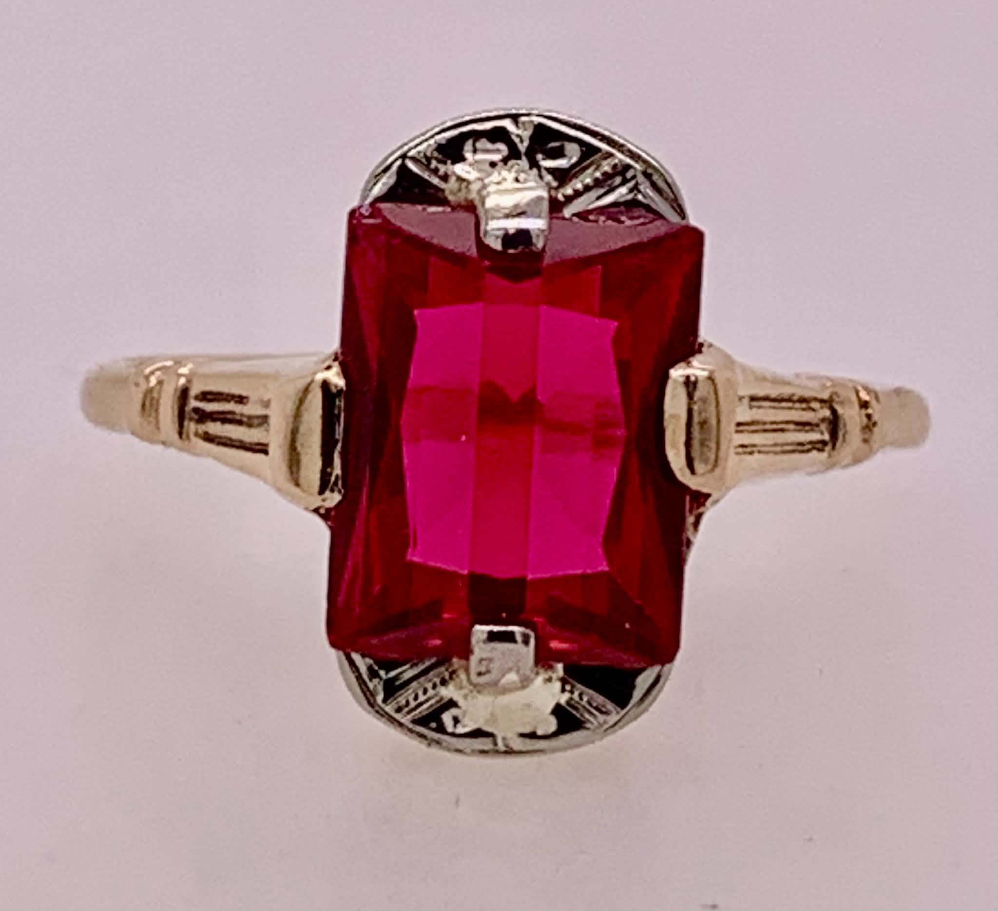 14K Estate Birthstone Ring