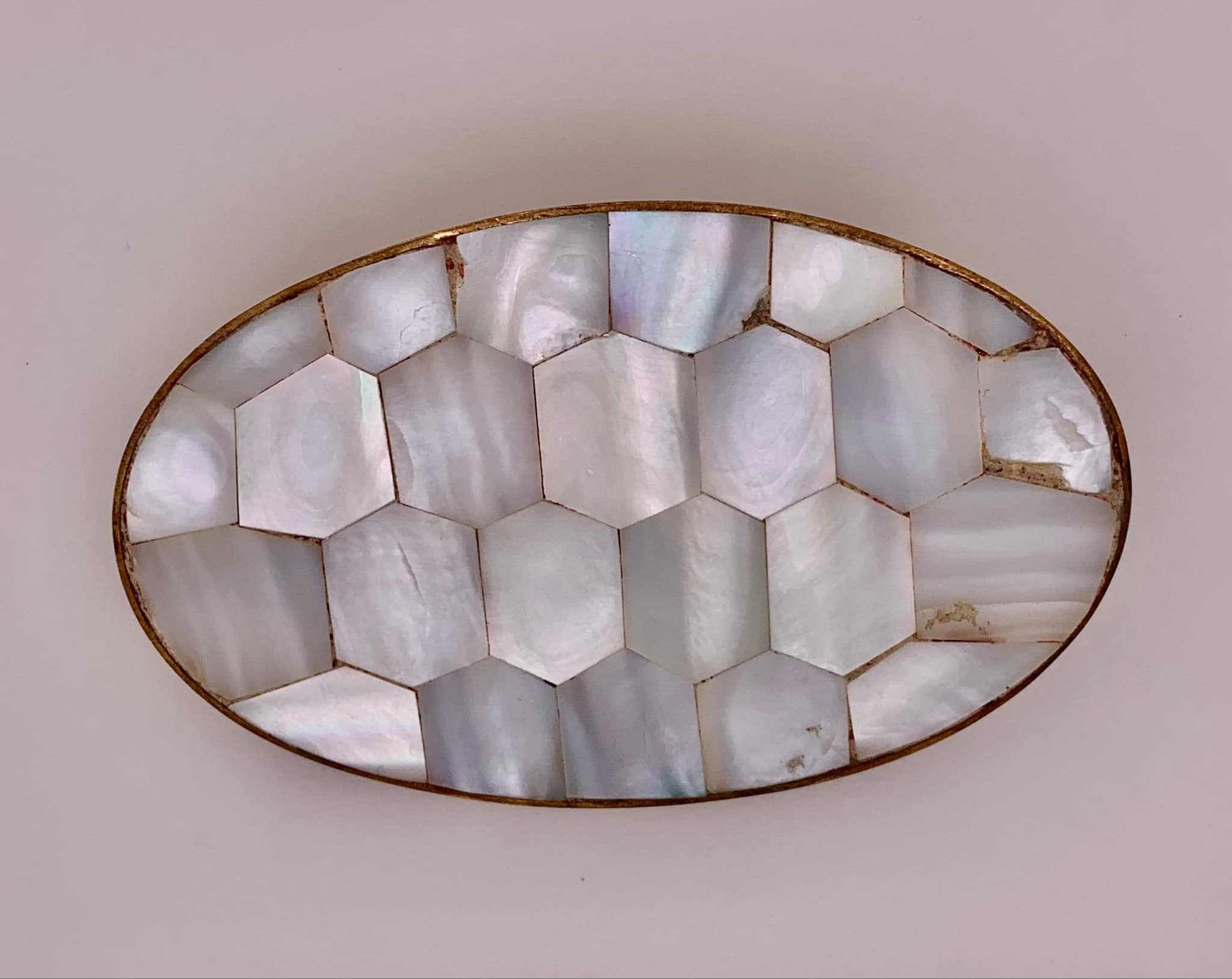 Estate Mother of Pearl Brooch