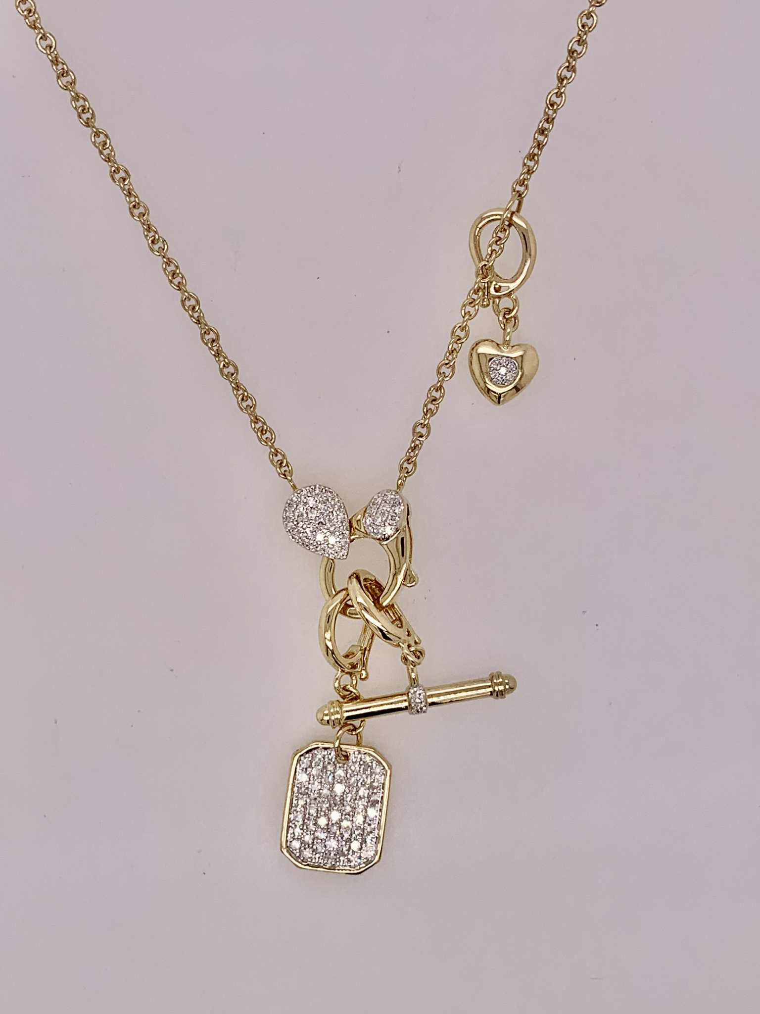 14K Diamond Pendant