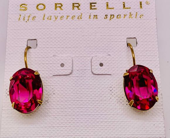 Oval Cut Dangle Earring