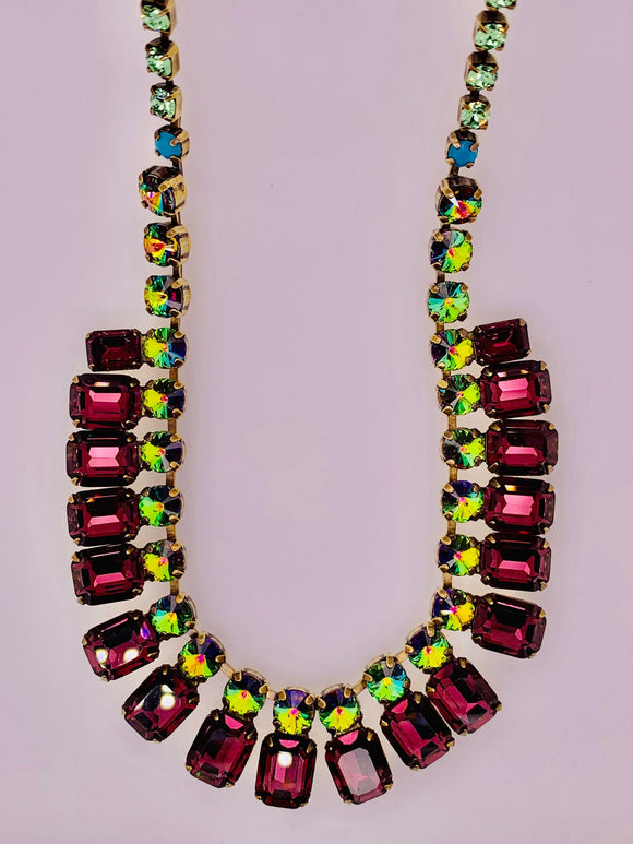 Crystal Octagon Classic Necklace