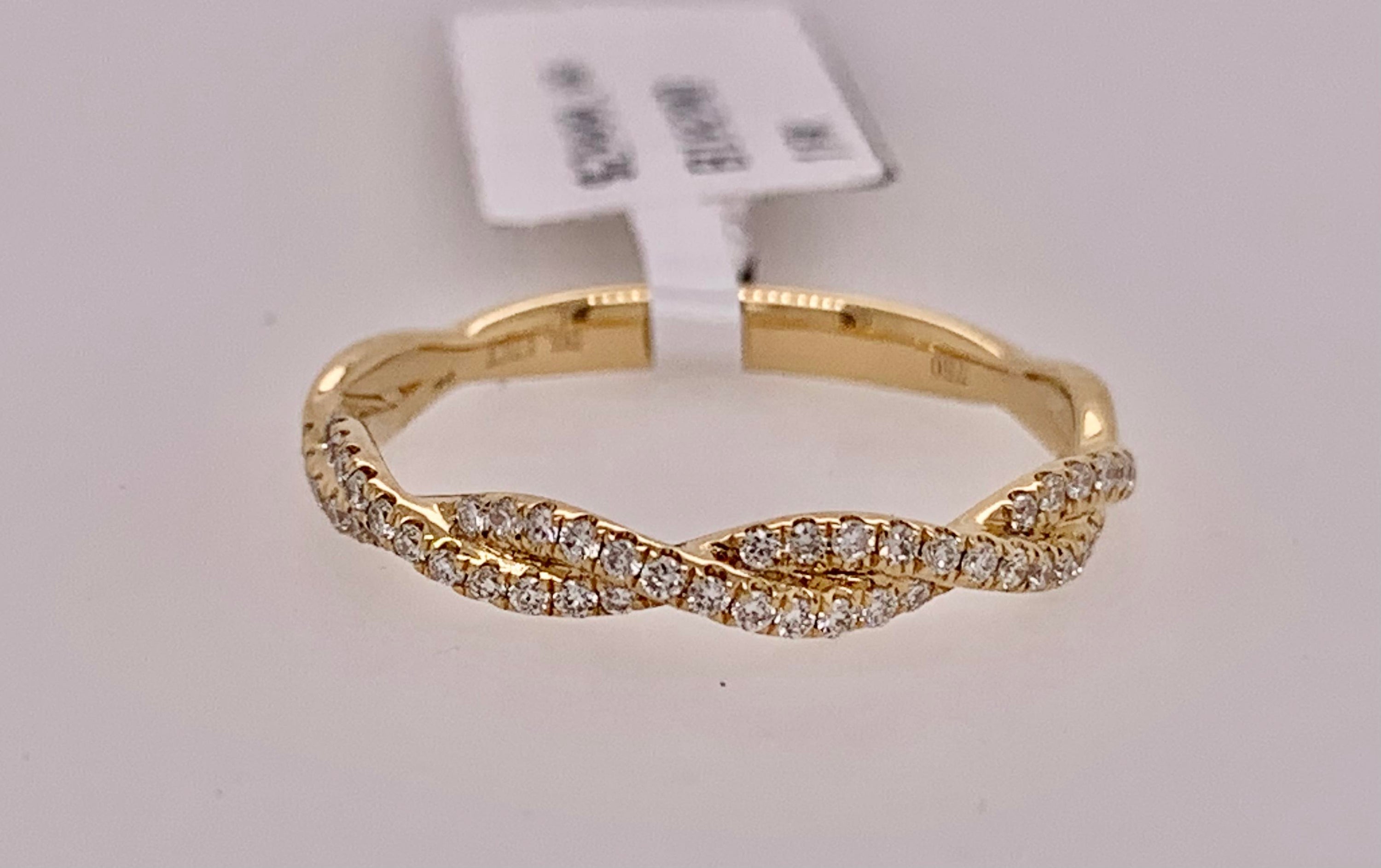 18K Diamond Band Ring