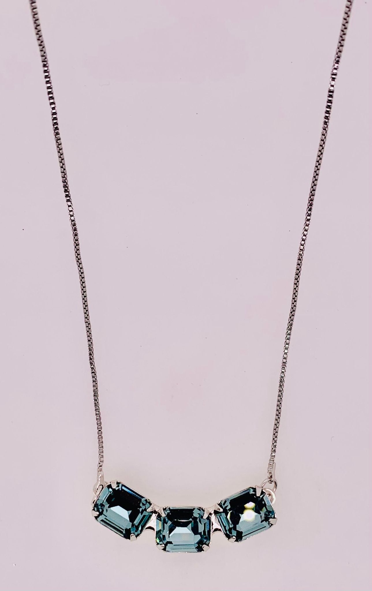 Octavia Triple Tennis Necklace
