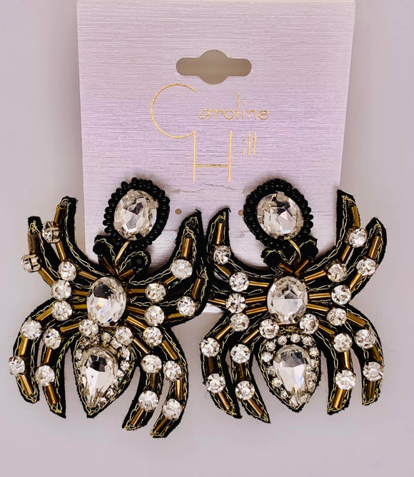 Aragog Embellished Spider Earring