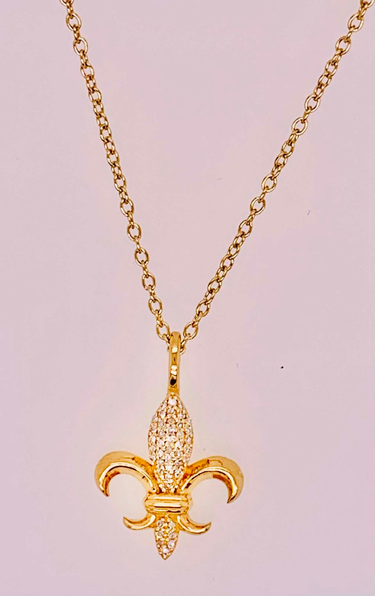 Ella Stein Fleur de Lis Pendant Necklace